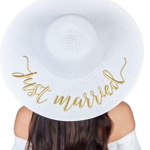 Sun hat | White | Just Married